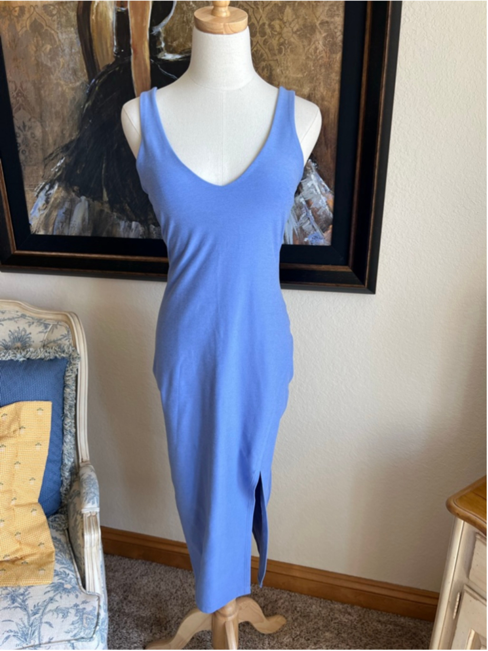 NWOT Beyond Yoga Midi Dress S Purple - Picture 3 of 8
